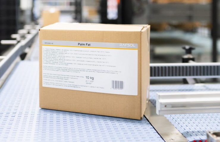 Tłuszcze i frytury w opakowaniach kartonowych, w kartonach