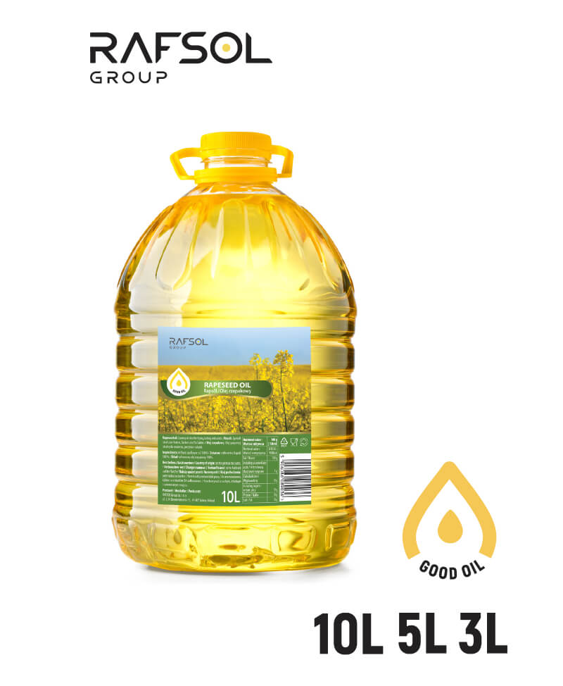 Olej rzepakowy butelka 3 l, 5 l, 10 l