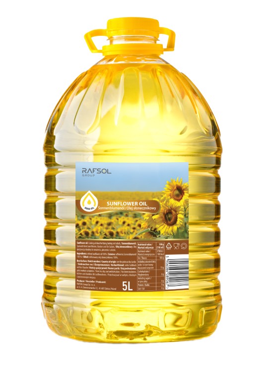 Olej słonecznikowy 5 l i 10 l